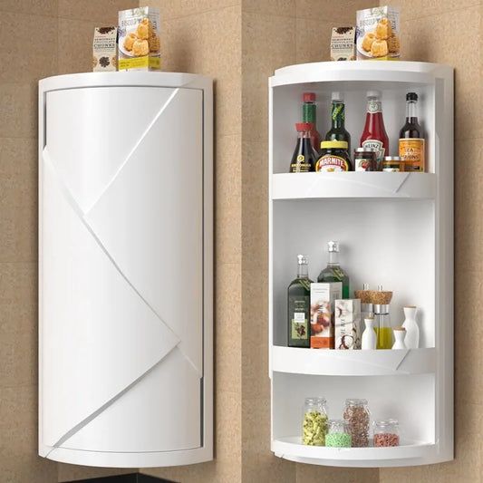 360° Rotating Kitchen Corner Storage Rack