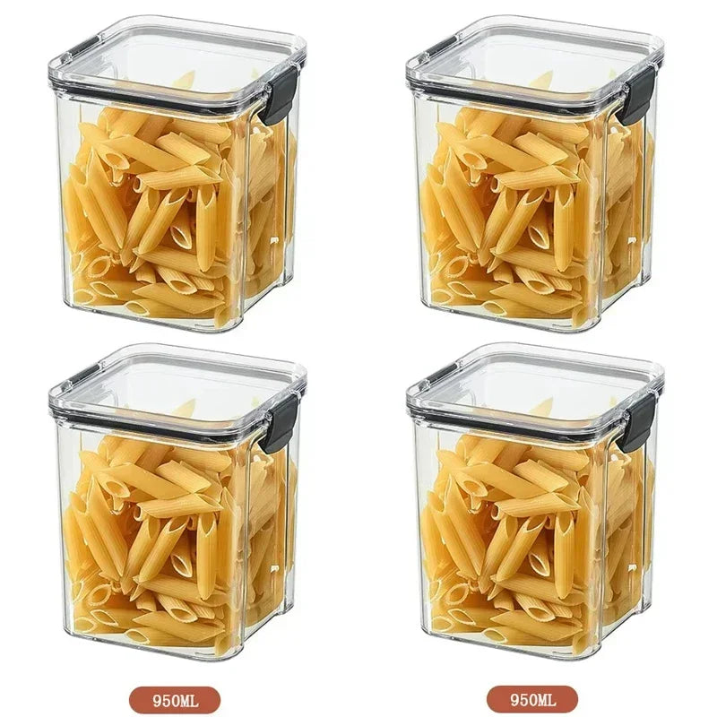 460-1800Ml Sets Kitchen Stackable Sealed Jar