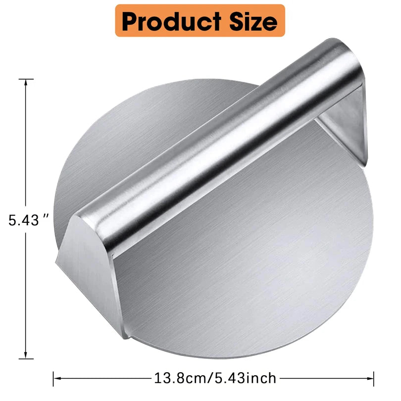 Stainless Steel Smash Burger Press