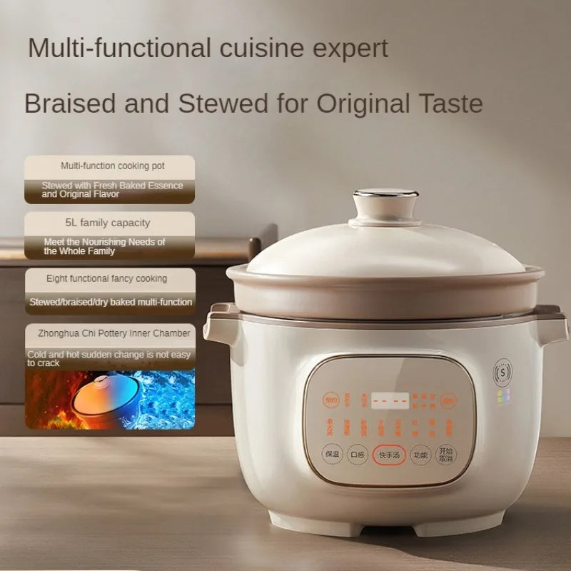 5L Smart Multi-Cooker with Ceramic Inner Pot