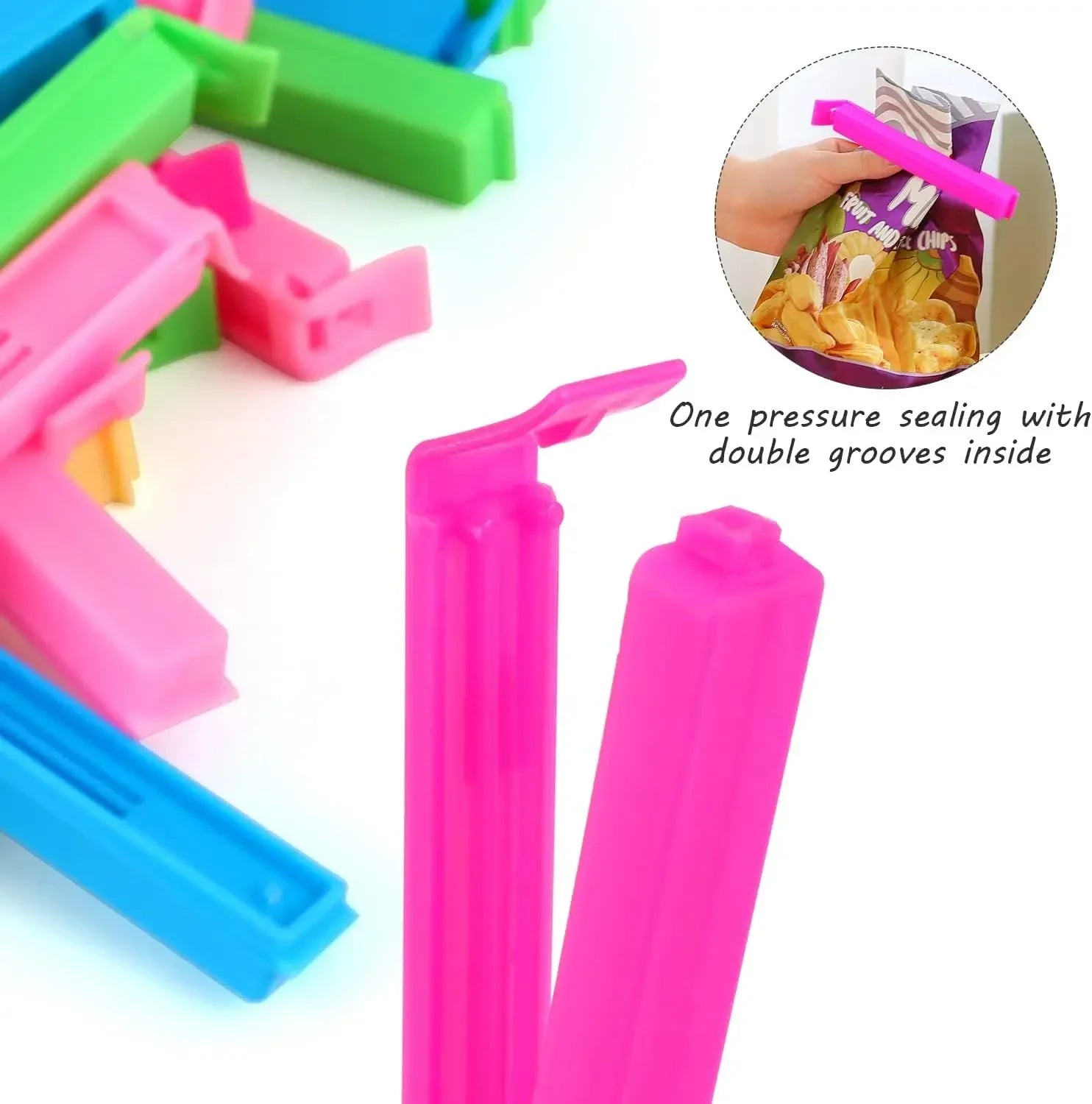 5PCS Portable Food Bag Sealing Clips