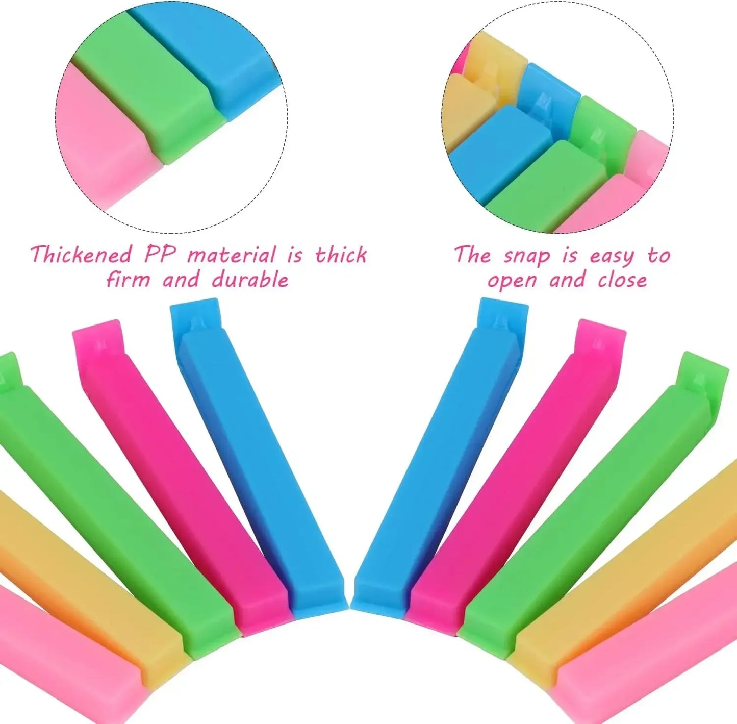 5PCS Portable Food Bag Sealing Clips