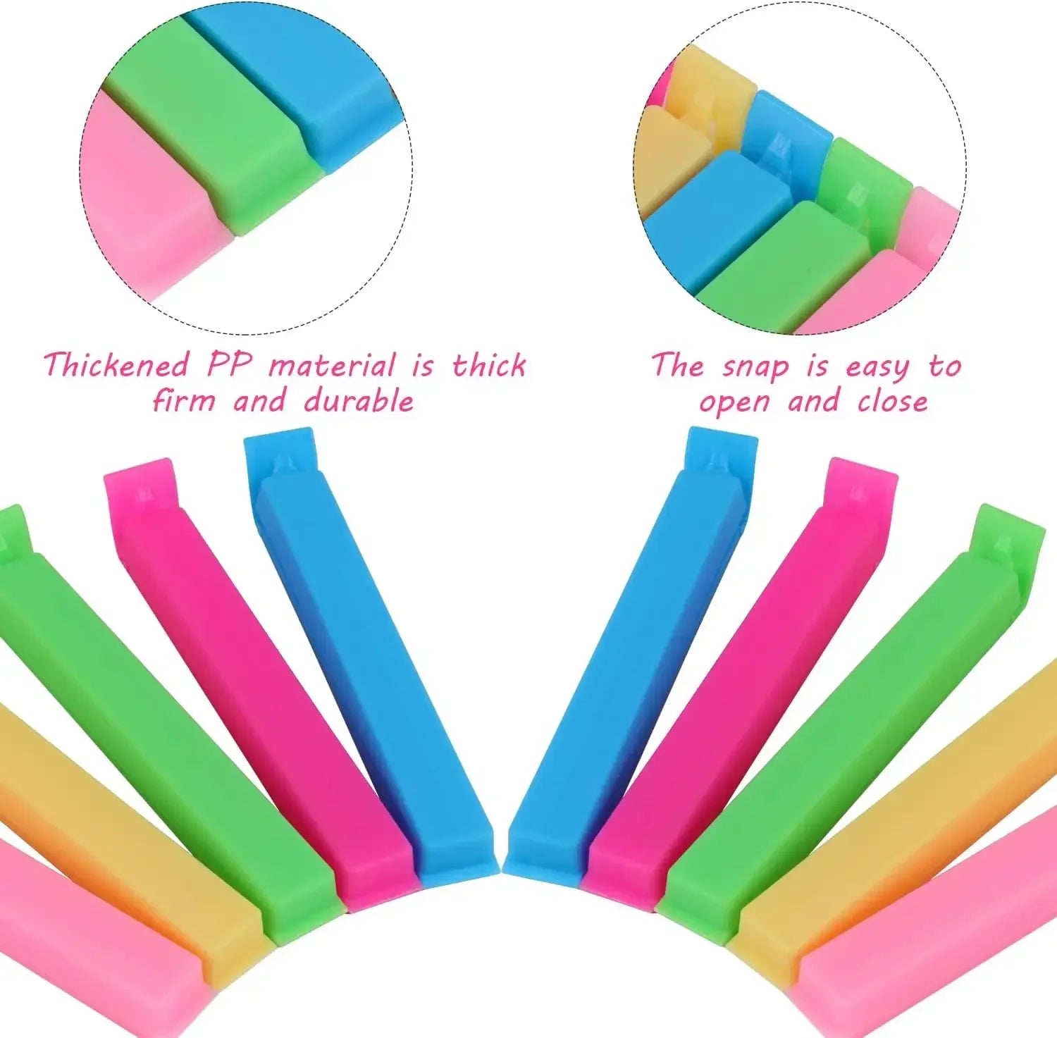 5PCS Portable Food Bag Sealing Clips