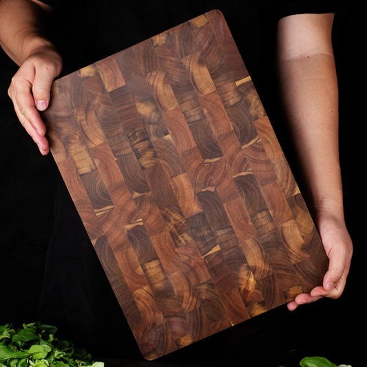 Cutting Board Double-Sided Using Premium Acacia Wood Splicing Chopping Board Drain Water and Damp-Proof Kitchen Tools