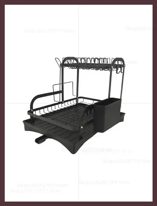 Kitchen Bowl and Chopstick Rack Multi Functional Drainage Kitchen Countertop Storage Rack Better Water Filtration Tool