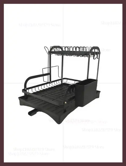 Kitchen Bowl and Chopstick Rack Multi Functional Drainage Kitchen Countertop Storage Rack Better Water Filtration Tool