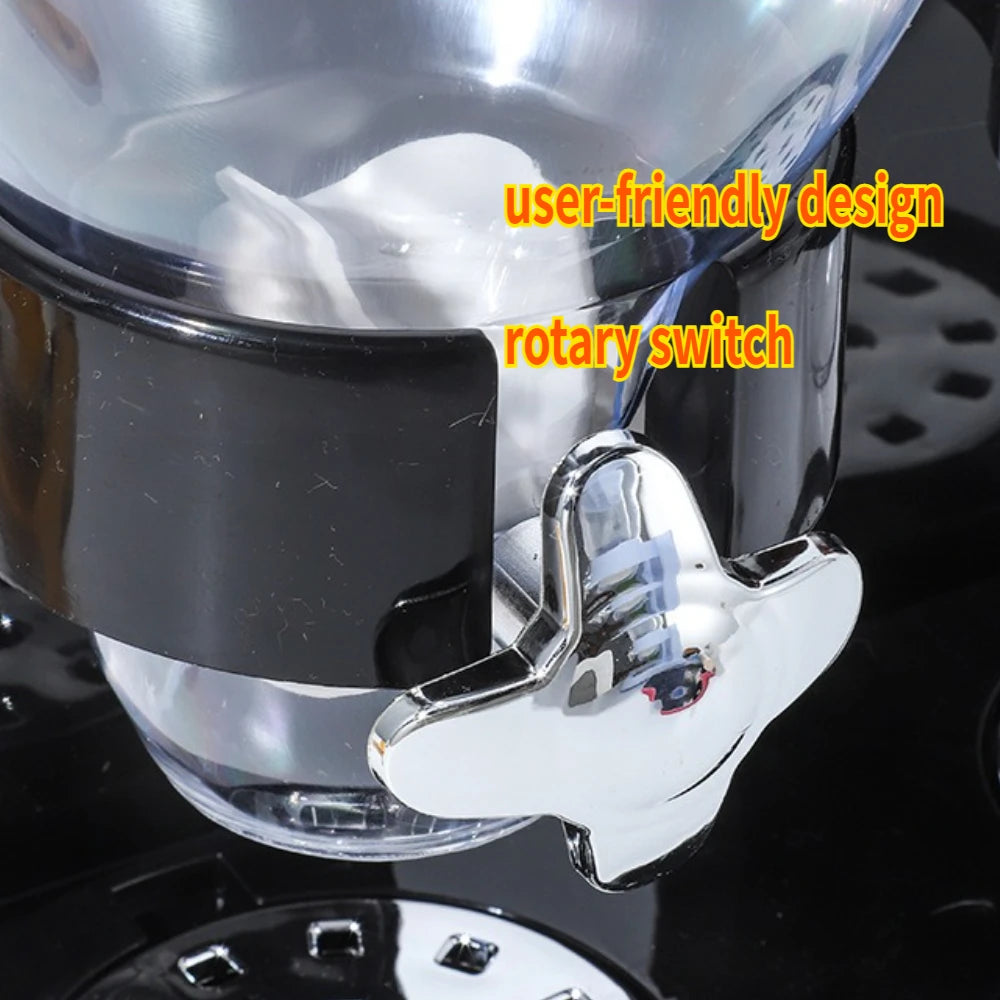 Rotating Button Extraction Kitchen Cereal Jars Kitchen Food Dispenser Safe Airtight High Kitchen Miscellaneous Grain Sealed Jar