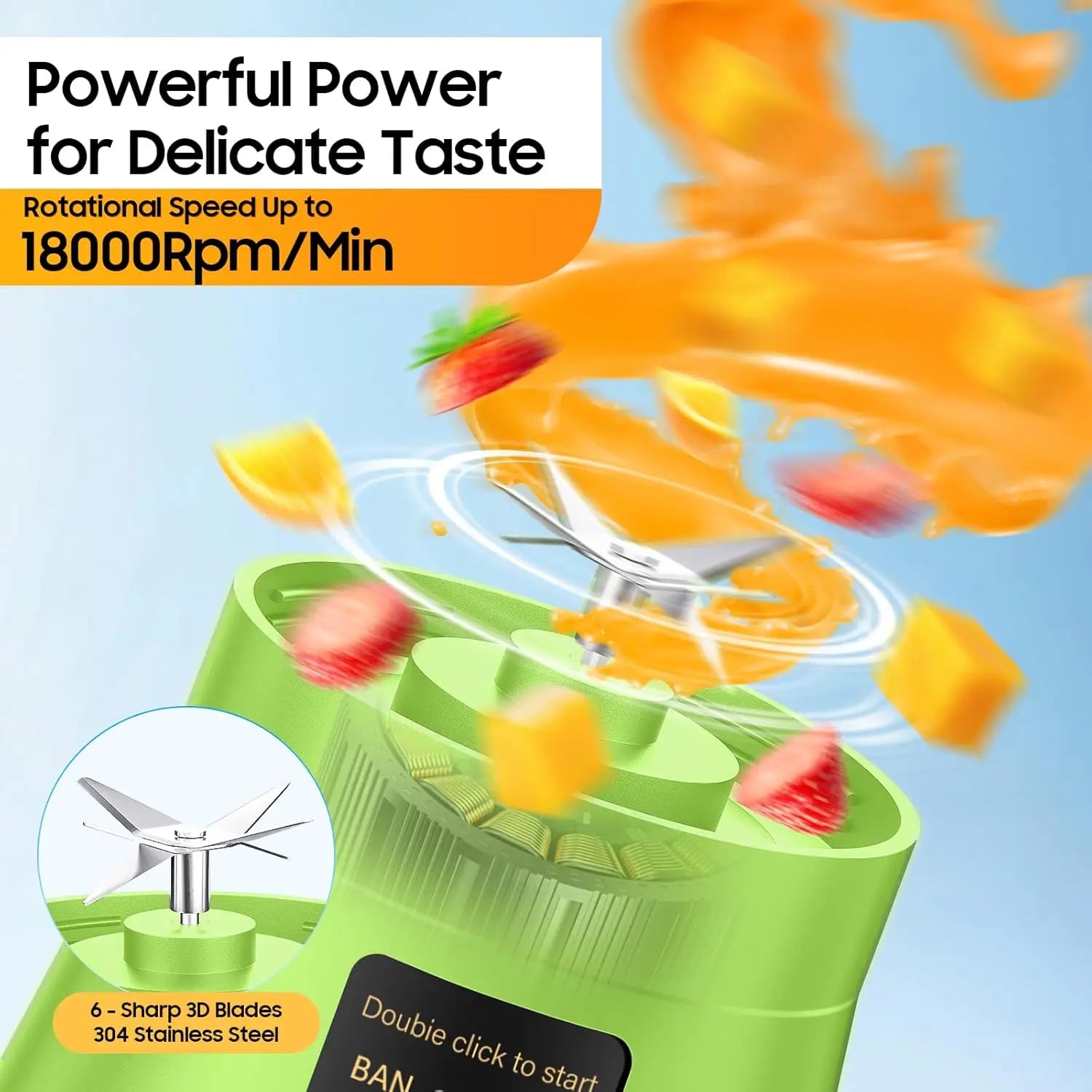 380mL Mini Electric Juicer