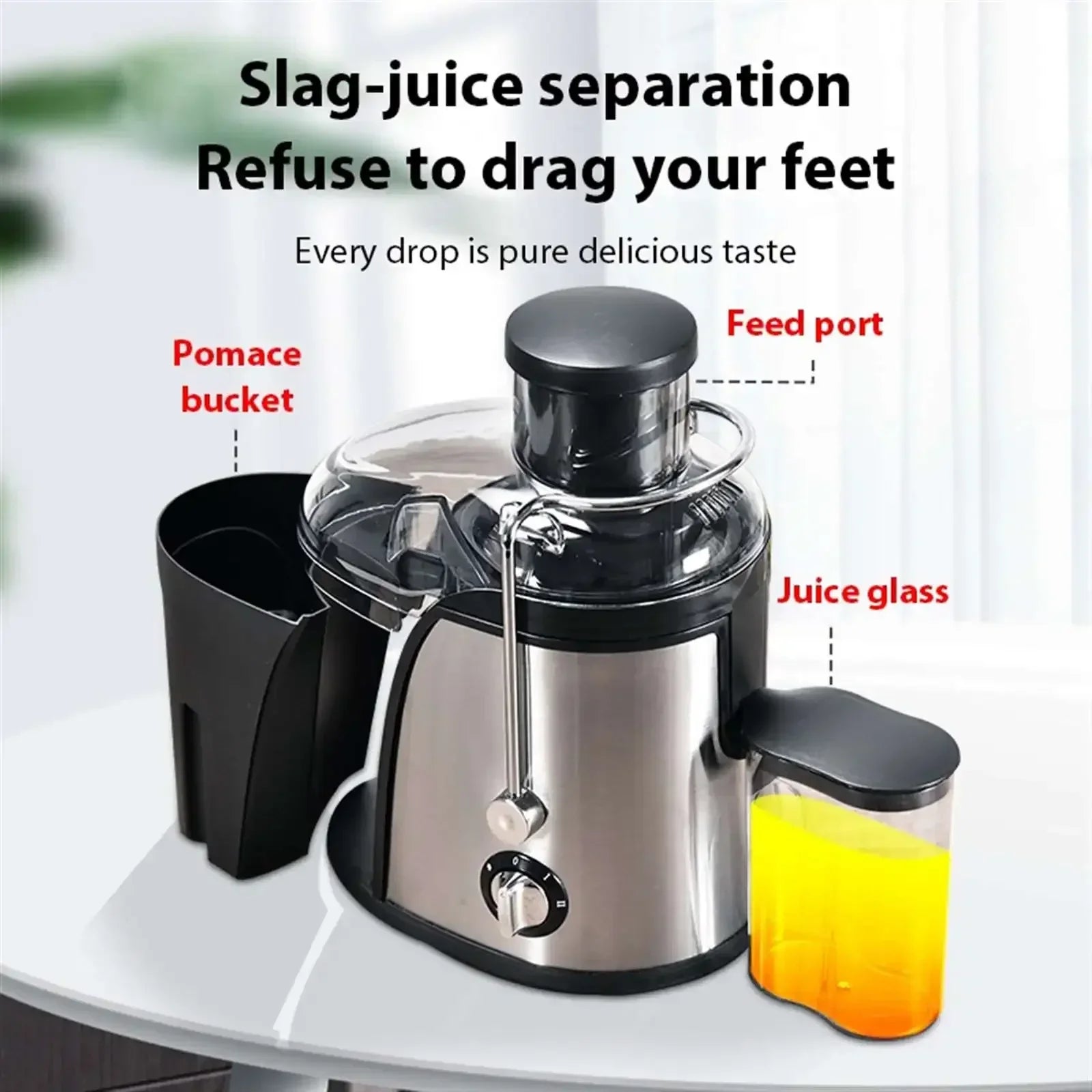Stainless Steel Centrifugal Juice Extractor – Powerful Juicer