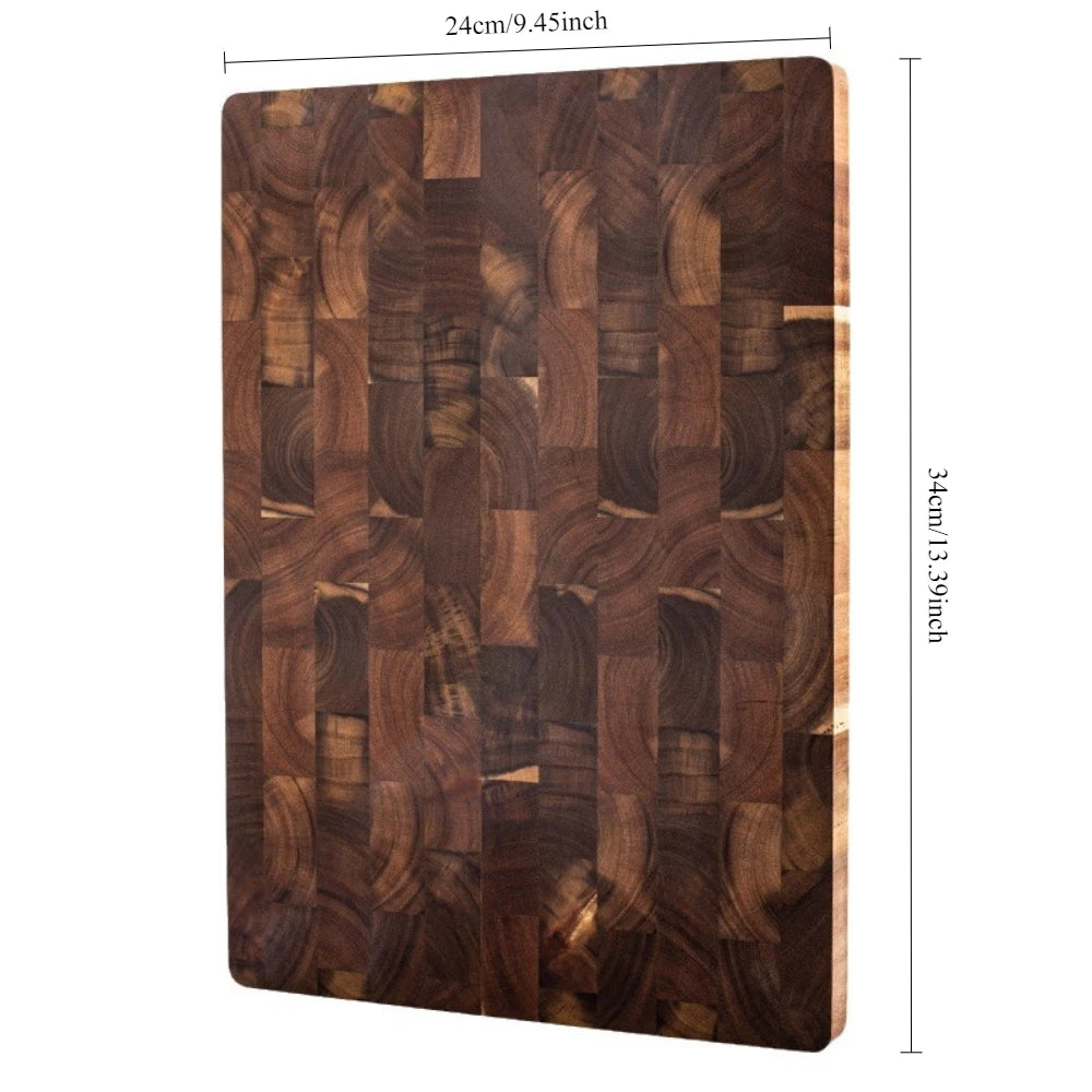 Cutting Board Double-Sided Using Premium Acacia Wood Splicing Chopping Board Drain Water and Damp-Proof Kitchen Tools