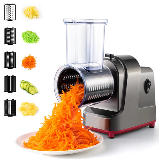  5 in 1 Electric Vegetable Slicer Shredder