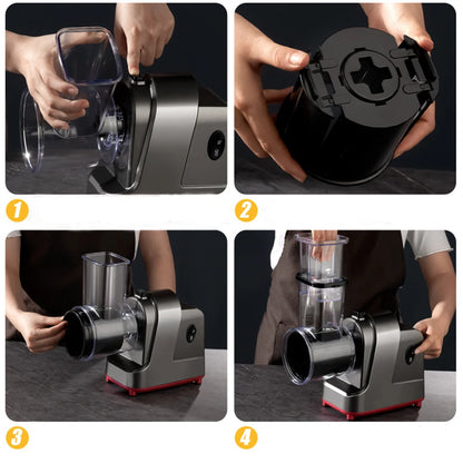  5 in 1 Electric Vegetable Slicer Shredder