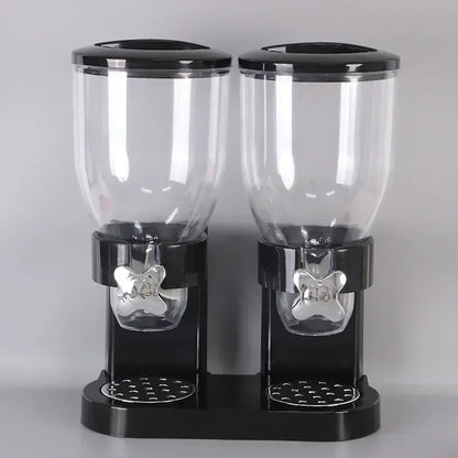 Rotating Button Extraction Kitchen Cereal Jars Kitchen Food Dispenser Safe Airtight High Kitchen Miscellaneous Grain Sealed Jar