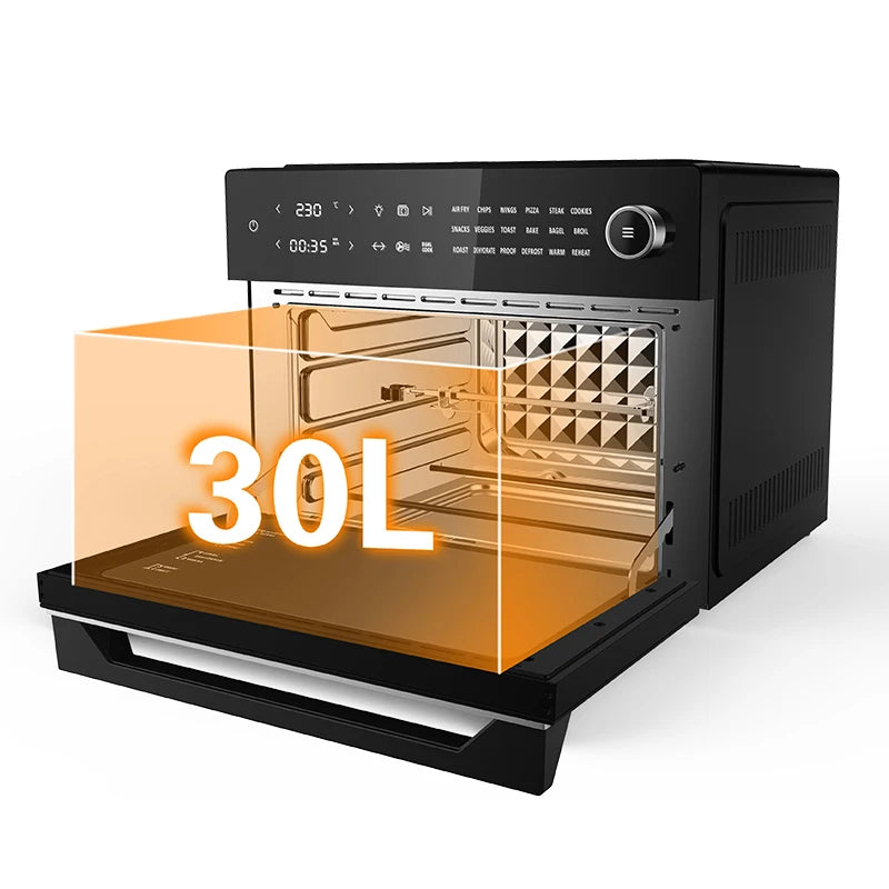 30L Stainless Steel Multi-Function Air Fryer Oven