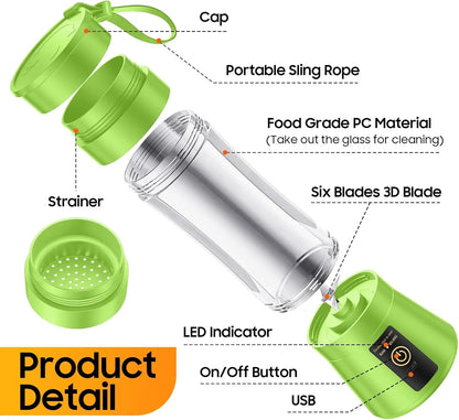 380mL Mini Electric Juicer
