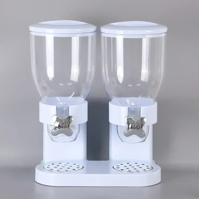 Rotating Button Extraction Kitchen Cereal Jars Kitchen Food Dispenser Safe Airtight High Kitchen Miscellaneous Grain Sealed Jar