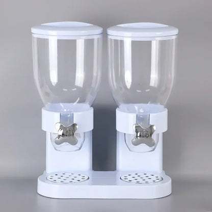 Rotating Button Extraction Kitchen Cereal Jars Kitchen Food Dispenser Safe Airtight High Kitchen Miscellaneous Grain Sealed Jar