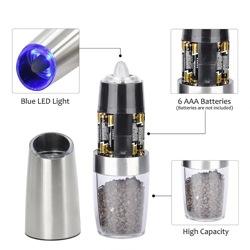 Electric Automatic Salt & Pepper Grinder